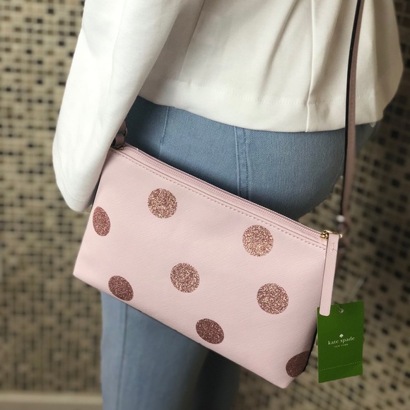 Kate Spade Hani Haven Lane Polka Dot Crossbody Bag - Picture 7 of 8